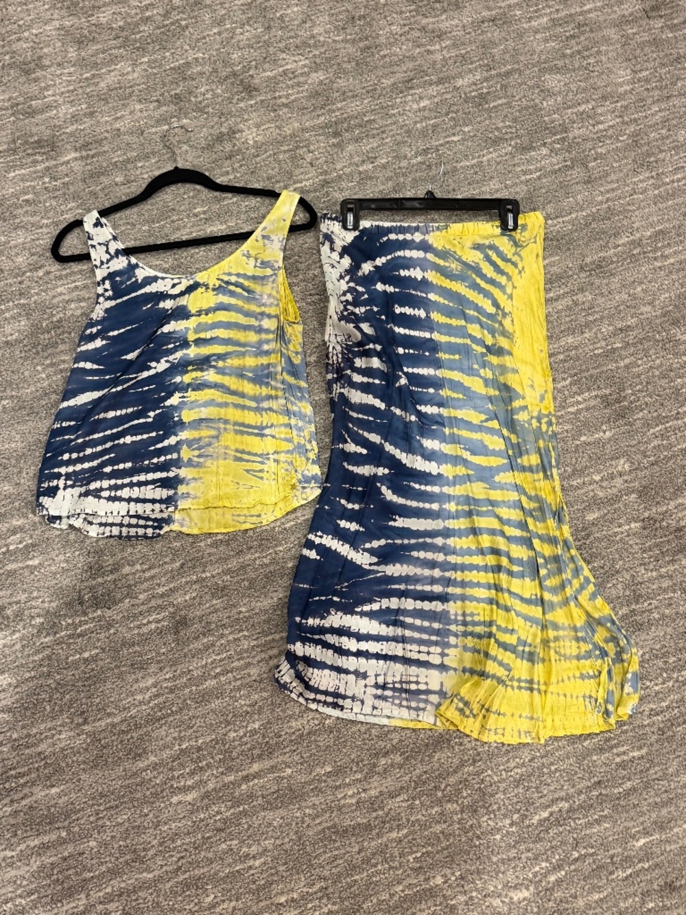 Young Fabulous & Broke 2 Piece Set Skirt Tank Tye Dye Size M